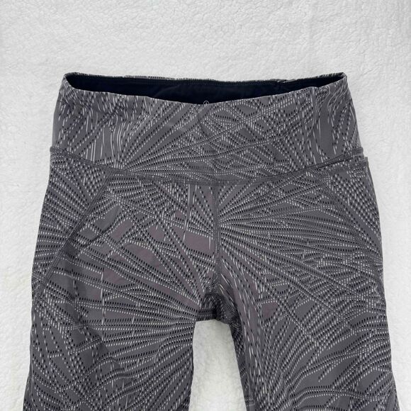 Sweaty Betty Gray High Waisted Abstract Leggings Size Small Compression Slimming - Picture 2 of 8